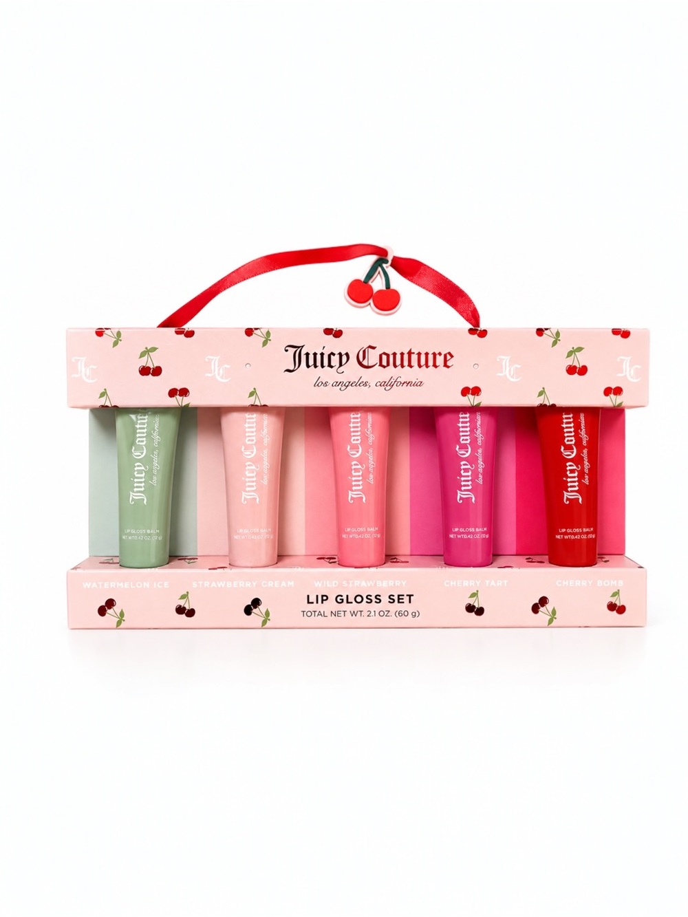 Juicy Couture Lip Gloss 5 Piece Set (watermelon strawberry cherry)